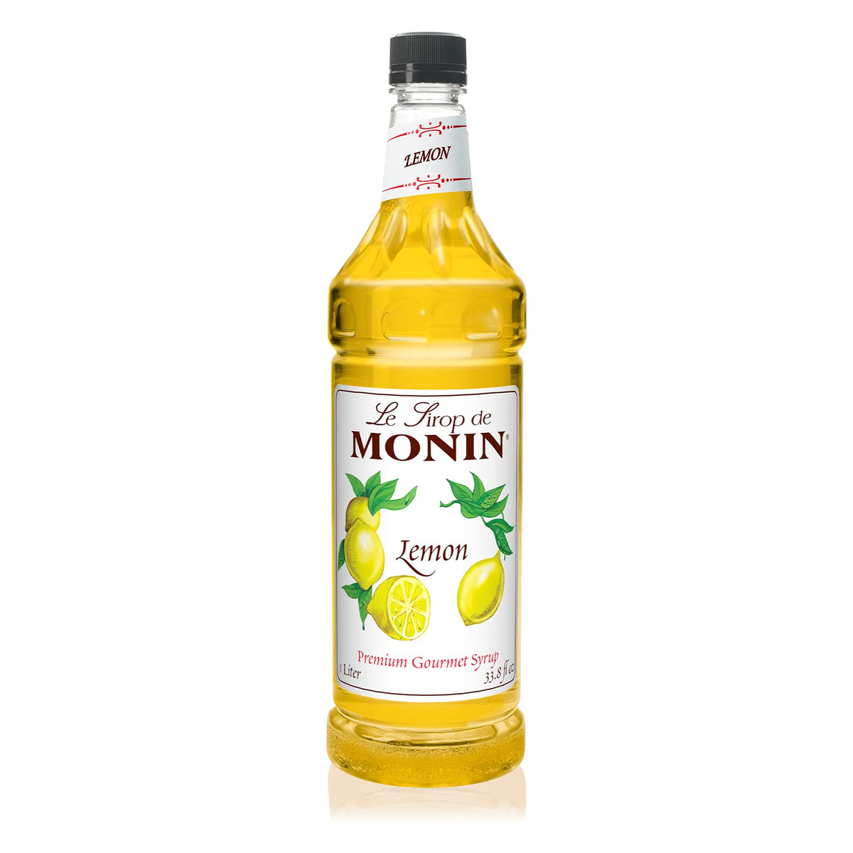 Monin Lemon Syrup – Premium Lemonade Flavor for Cocktails, Sodas & More | Clean Label, Gluten-Free (1 L)
