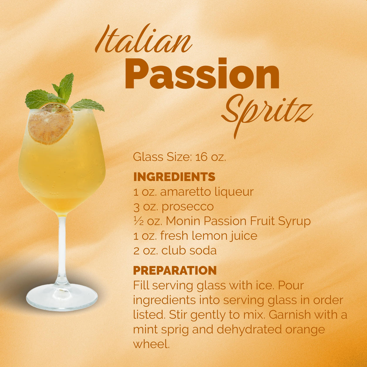 Monin Passion Fruit Syrup – Pure Tropical Flavor for Teas, Cocktails & More