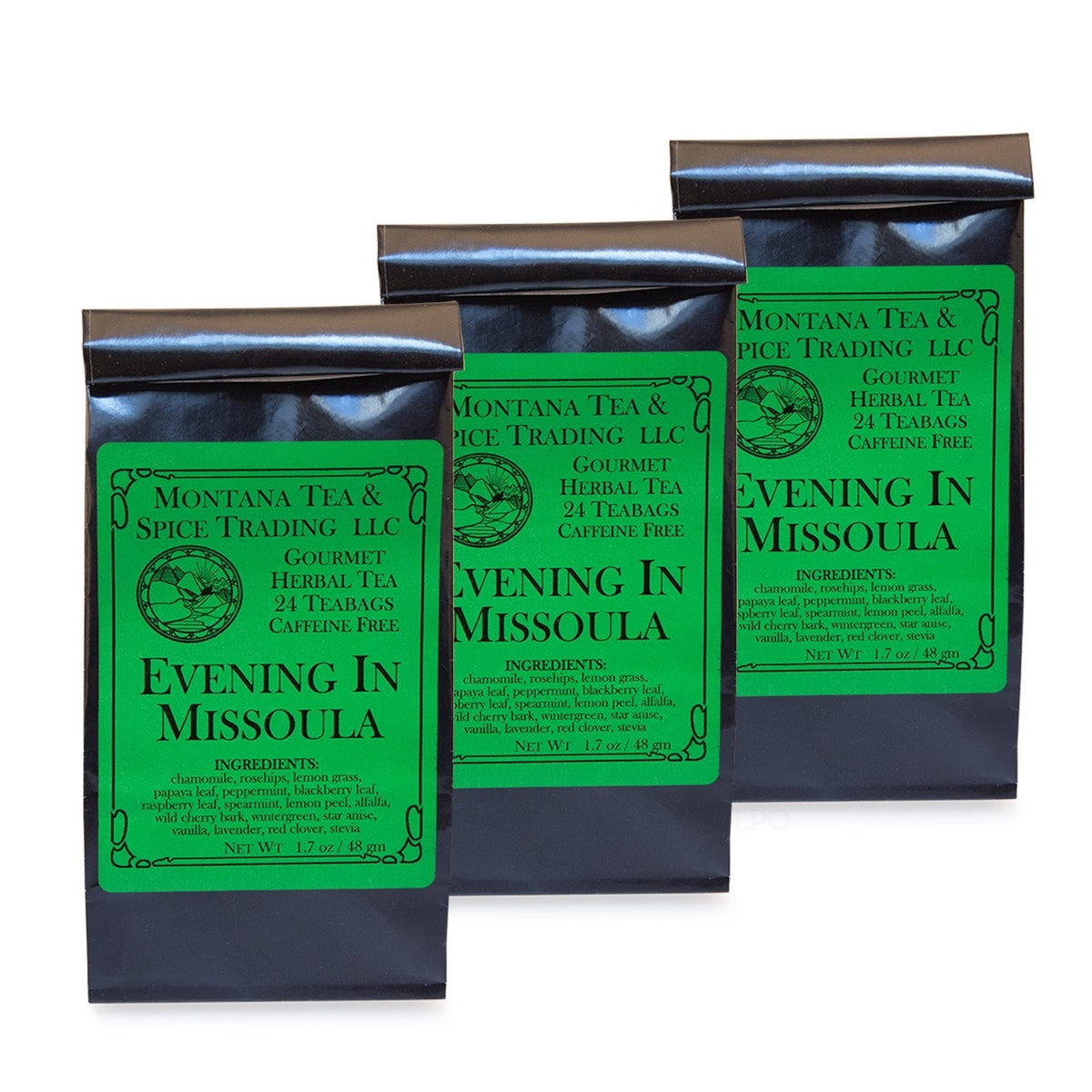 Accpo Montana Herbal Tea & Spice Combo Pack – Evening In Missoula Chamomile Tea (72 Bags)