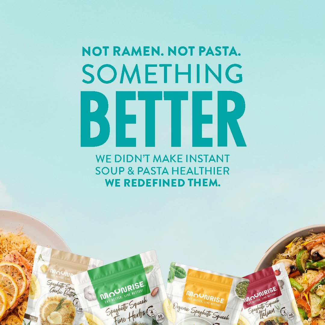 Moonrise Organic Spaghetti Squash Pasta – 1.76 oz Dry, Expands to 12 oz