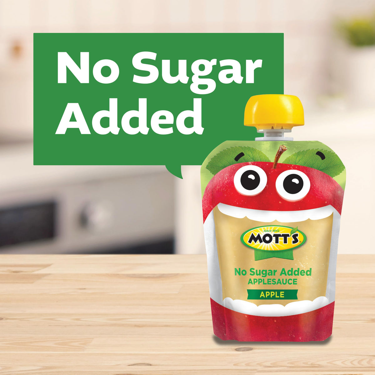Mott’s No Sugar Added Applesauce Variety Pack – 48 Count (4 Packs of 12)