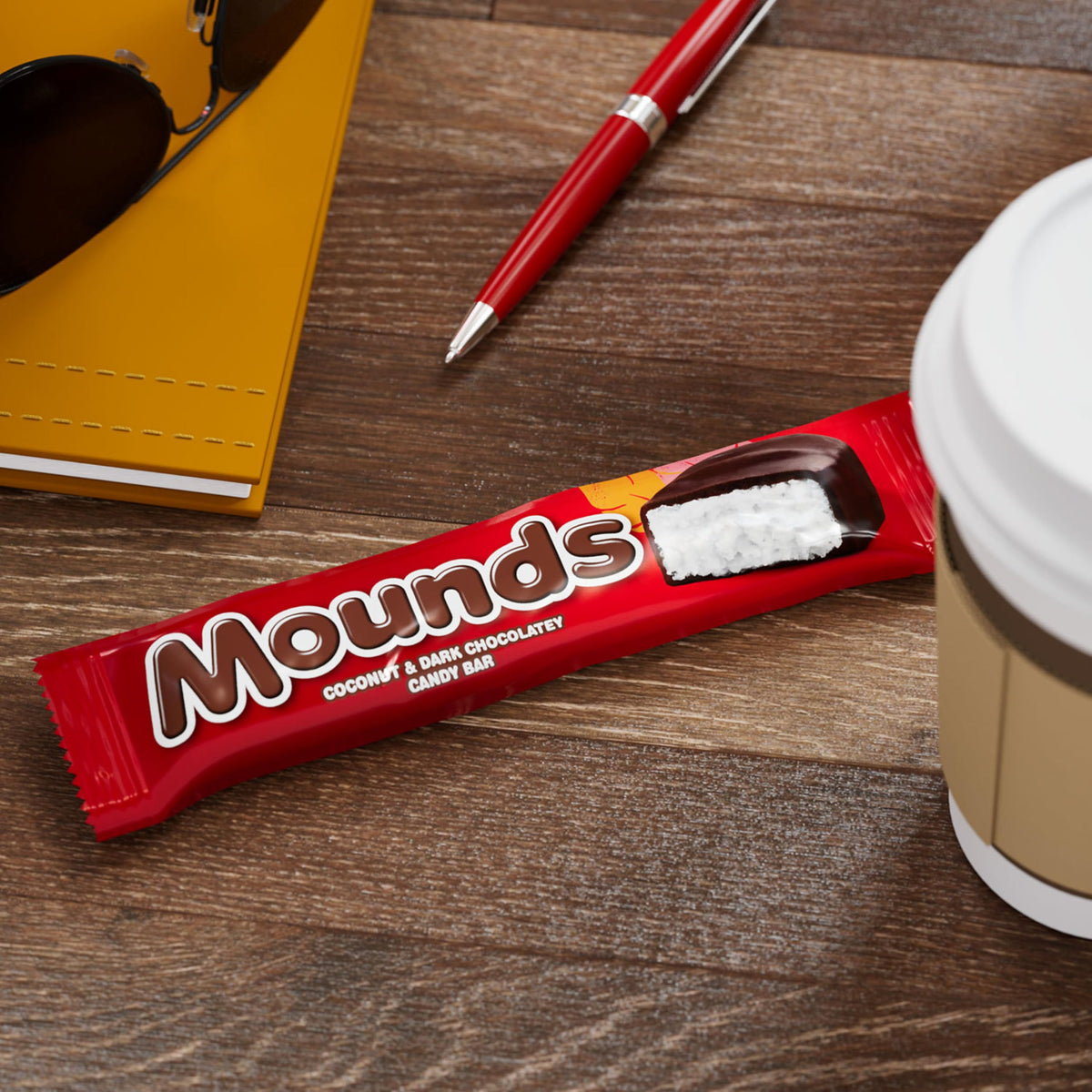 MOUNDS Coconut & Dark Chocolatey Candy Bars – 24 Count, 1.75 oz Each
