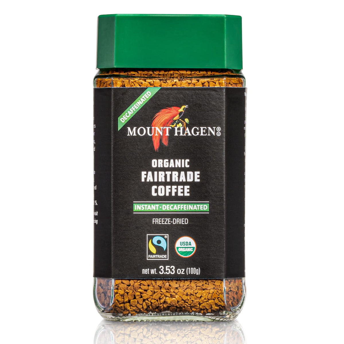 Mount Hagen 2x 3.53oz Organic Freeze-Dried Instant Decaf Coffee