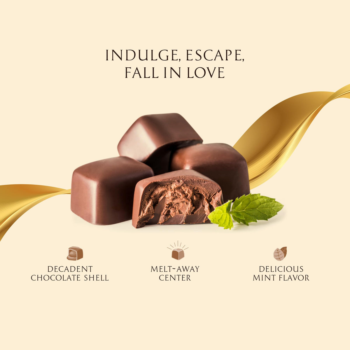 Mrs. Call's Utah Truffles – Belgian Milk Chocolate Mint, Gluten Free, 16 oz (Pack of 2)
