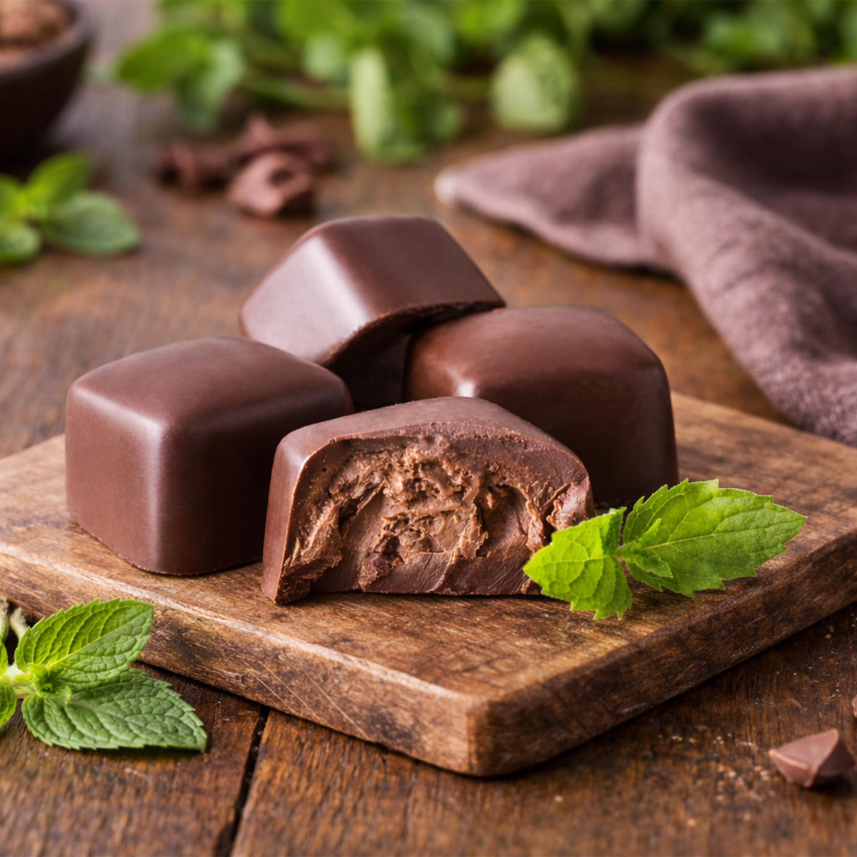 Mrs. Call's Utah Truffles – Belgian Milk Chocolate Mint, Gluten Free, 16 oz (Pack of 2)