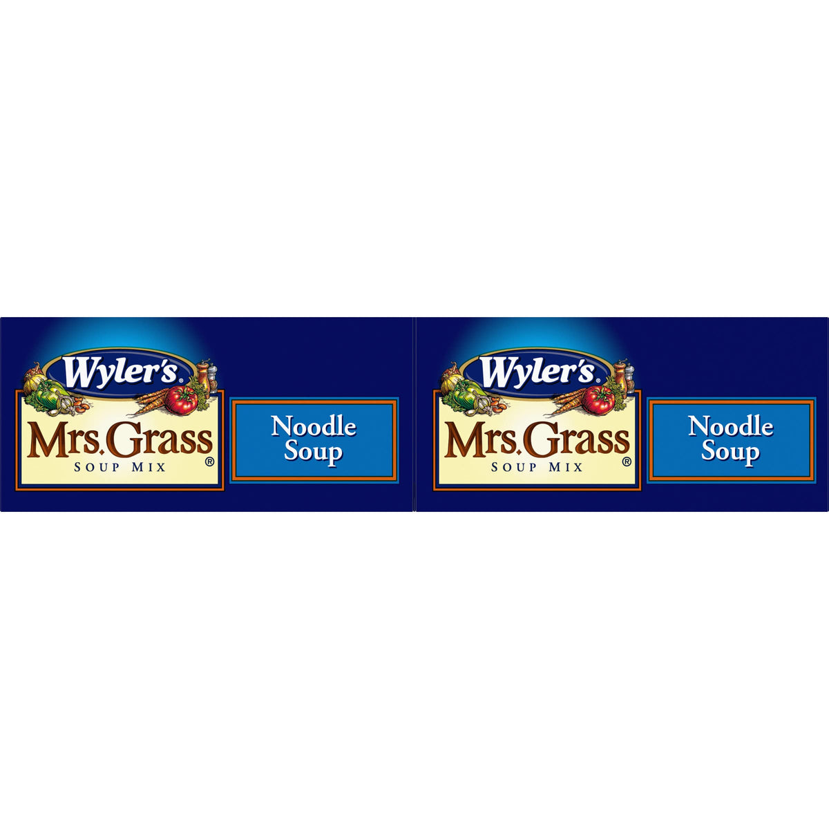 Mrs. Grass Noodle Soup Mix – Real Egg Noodles & Chicken Broth, 4.2 oz (Pack of 12)