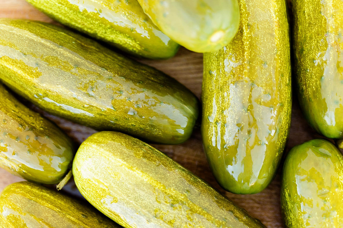 Mrs. Kleins Large Hot Pickles – Bold Spicy Dill Snack, 128 oz Jar, Kosher & Vegan
