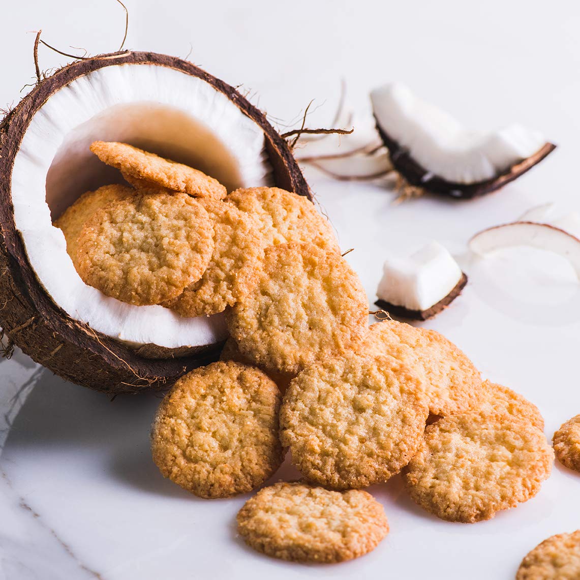Mrs. Thinsters Thins Toasted Coconut Cookies – Non-GMO, 4 oz, Pack of 12