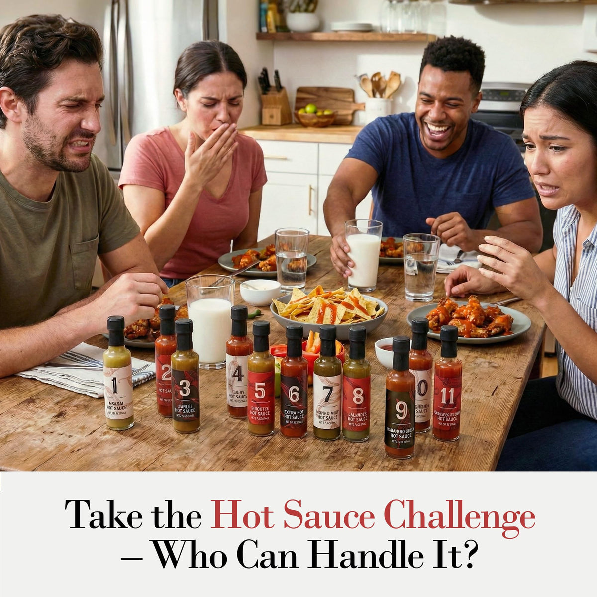 MSRF 11-Bottle Hot Sauce Variety Pack – Habanero, Chipotle & More