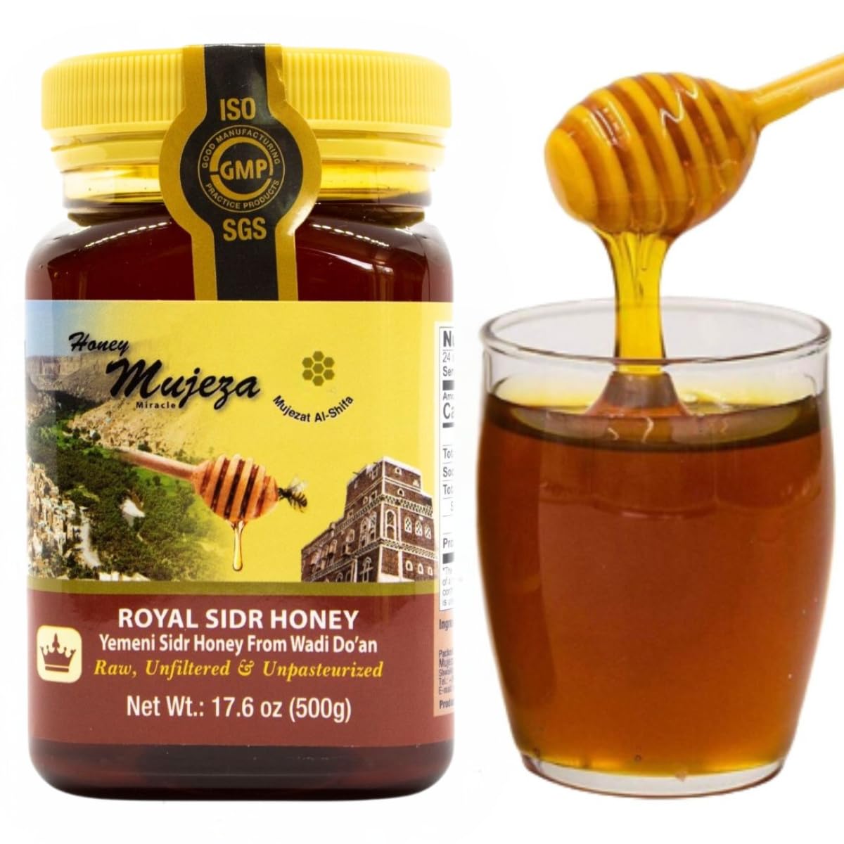 Mujeza Al Shifa Yemen Sidr Honey – Raw Royal Honey 500g