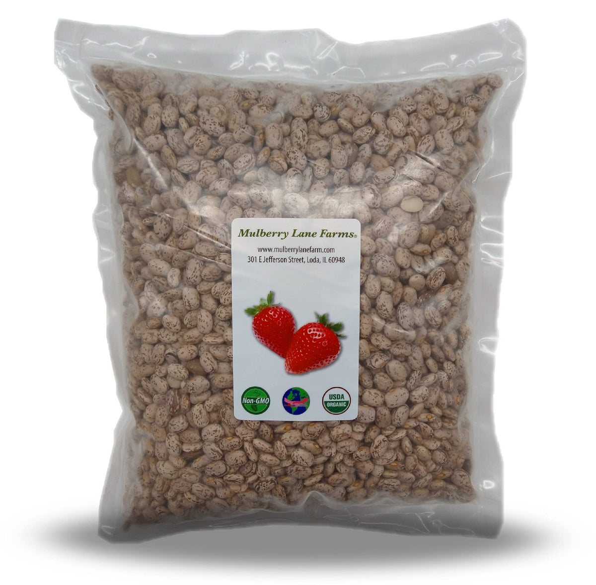 Mulberry Lane Farms Pinto Beans - 5 lbs Organic, Non-GMO, USA