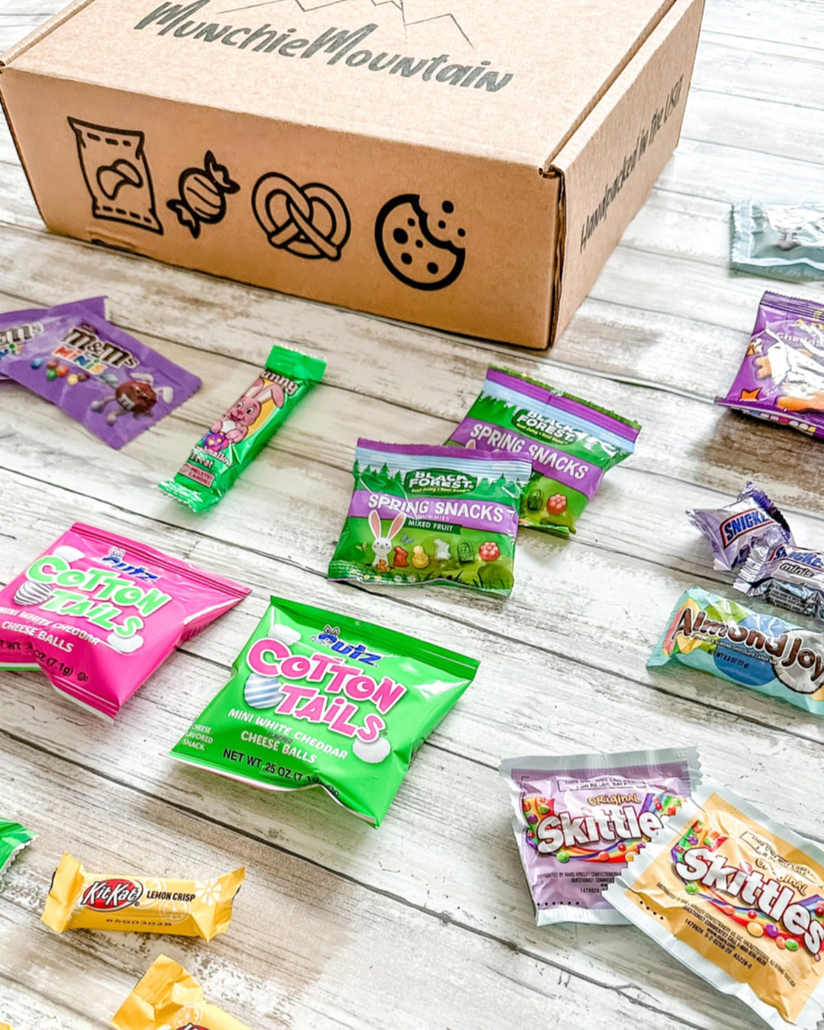 Munchie Mountain Limited Edition Easter Care Package – 40-Count Candy & Snacks