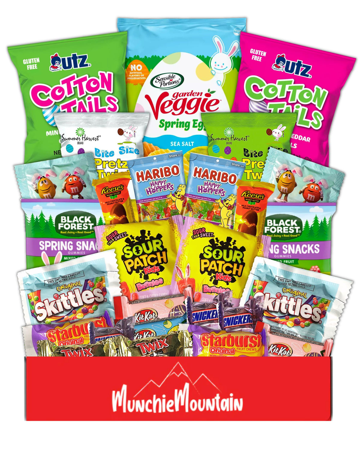 Munchie Mountain Limited Edition Easter Care Package – 40-Count Candy & Snacks