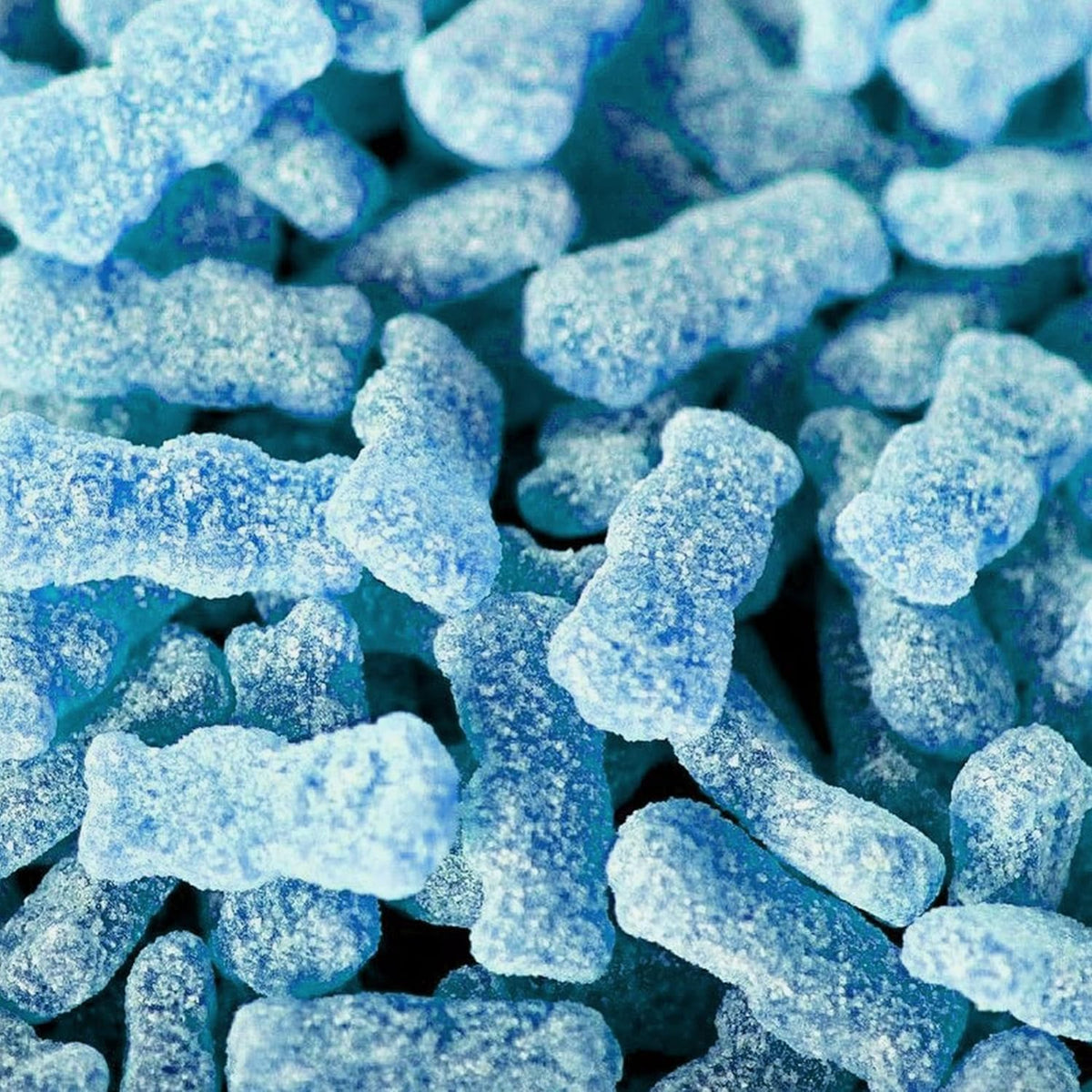 Munchique Blue Raspberry Sour Gummies – Bulk 5 lb (Kid-Shaped)