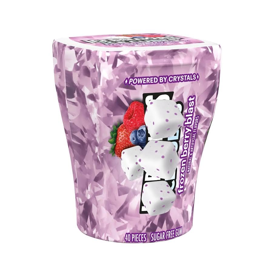 IceCube Sugar-Free Gum Variety Pack – 4 Bottles, 40 Pieces Each | Munchique