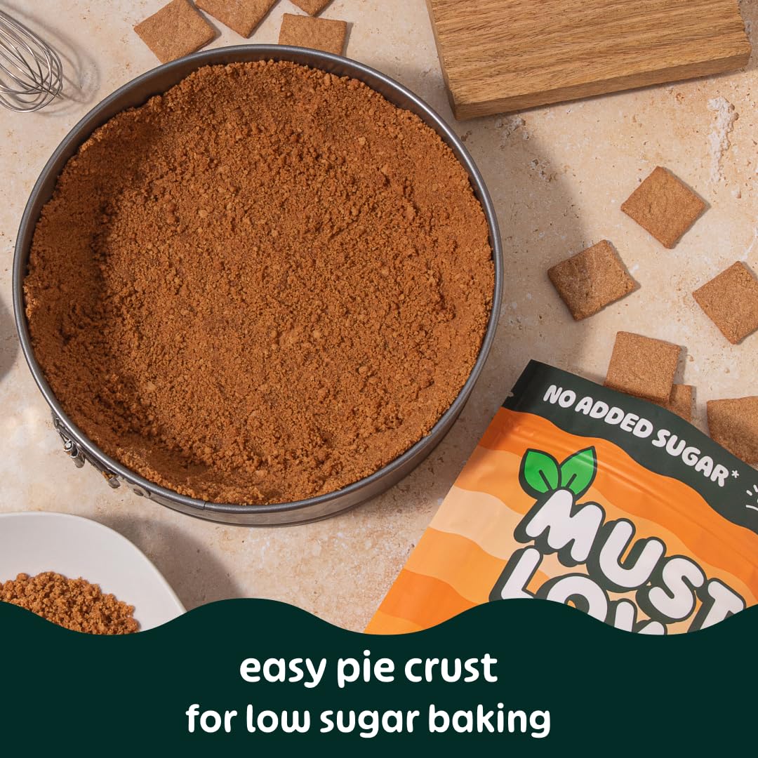 Must Love Classic Graham Crackers – Bulk Pack (6 x 5 oz) – Date-Sweetened, Vegan, Plant-Based
