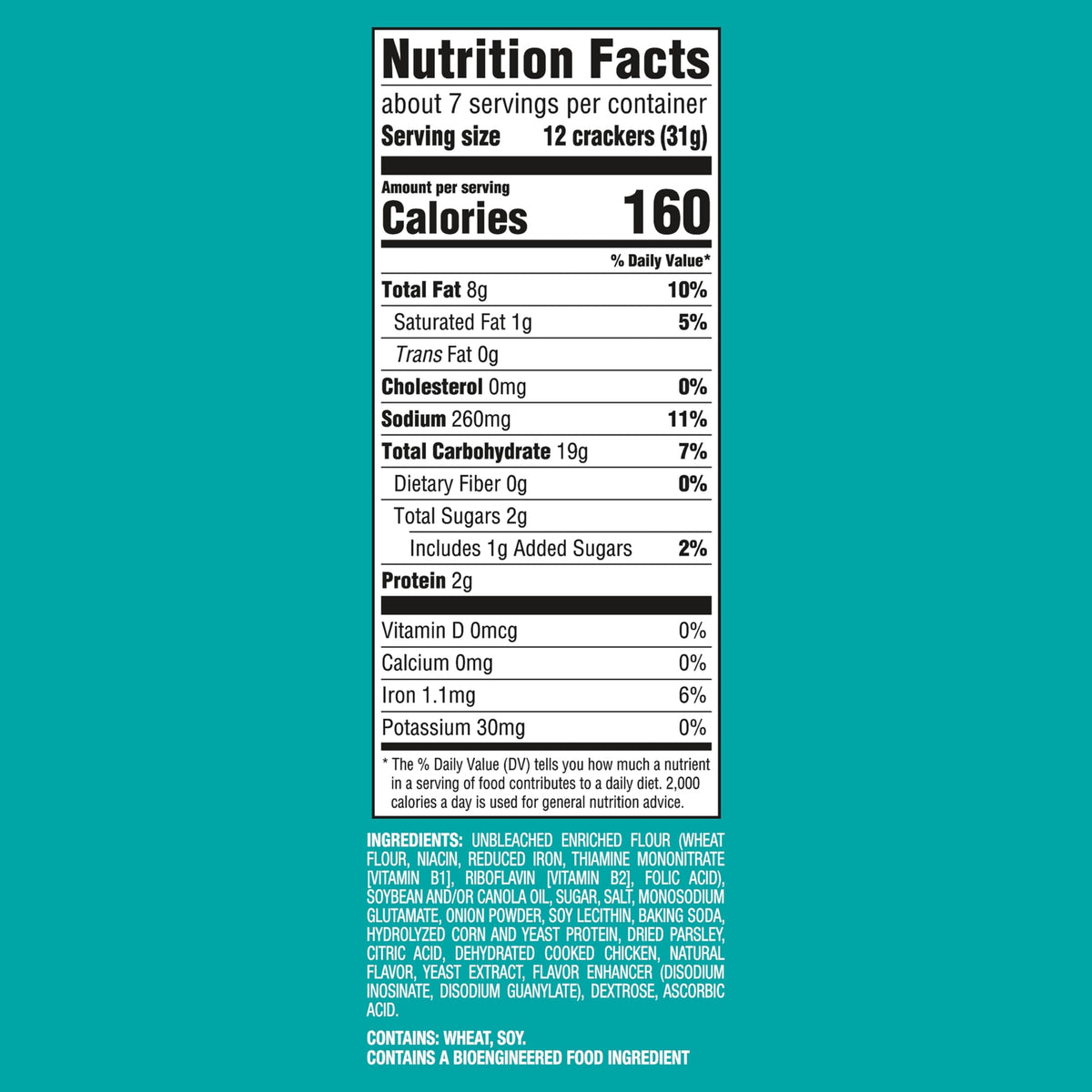 NABISCO Chicken in a Biskit Ranch Baked Snack Crackers – Bulk 6 x 7.5 oz Boxes