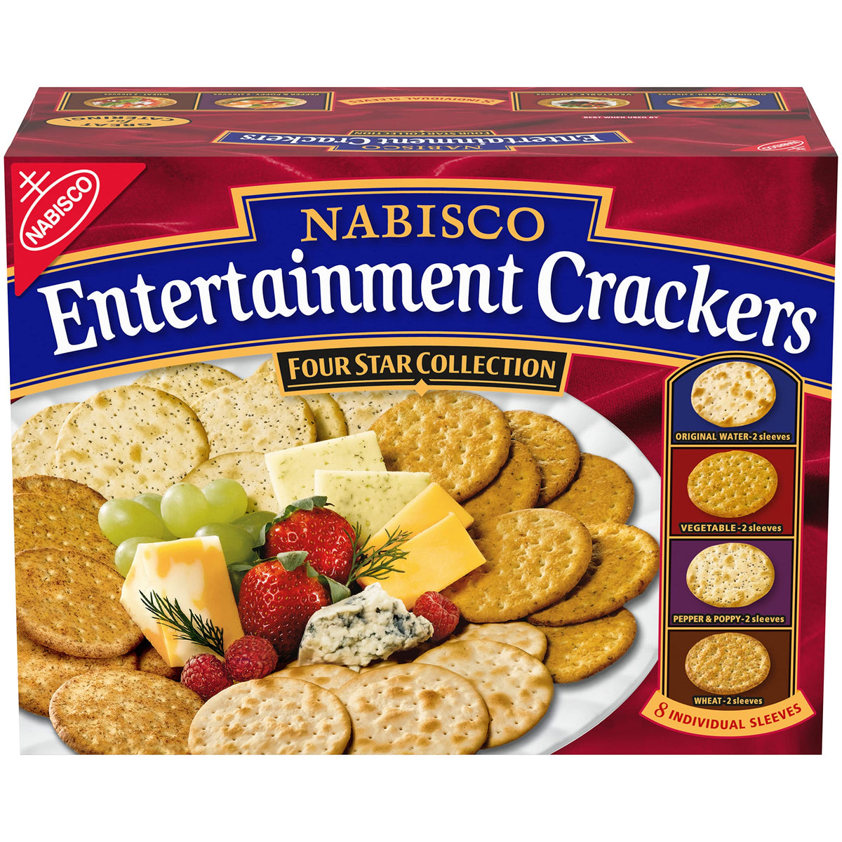 Nabisco Entertainment Crackers Variety Pack – 8 Sleeves (2 lb 8 oz)