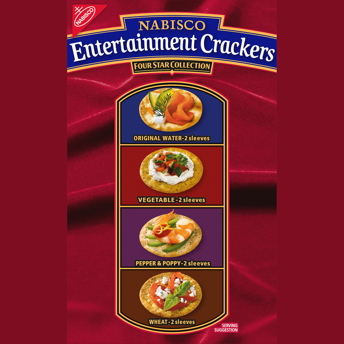 Nabisco Entertainment Crackers Variety Pack – 8 Sleeves (2 lb 8 oz)