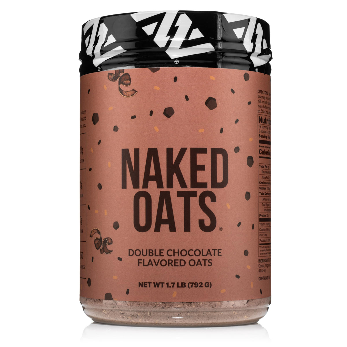 NAKED Oats Double Chocolate Overnight Oats – 20g Grass-Fed Protein, Gluten-Free
