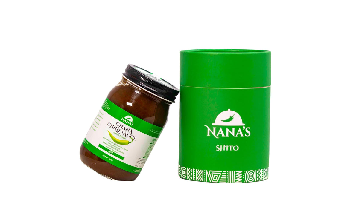 Nanas Kitchen African Chili Sauce – Shito with Fresh Chili & Spices (Resealable Jar)