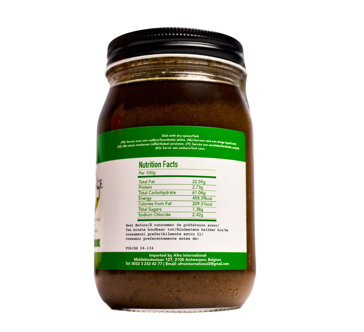 Nanas Kitchen African Chili Sauce – Shito with Fresh Chili & Spices (Resealable Jar)