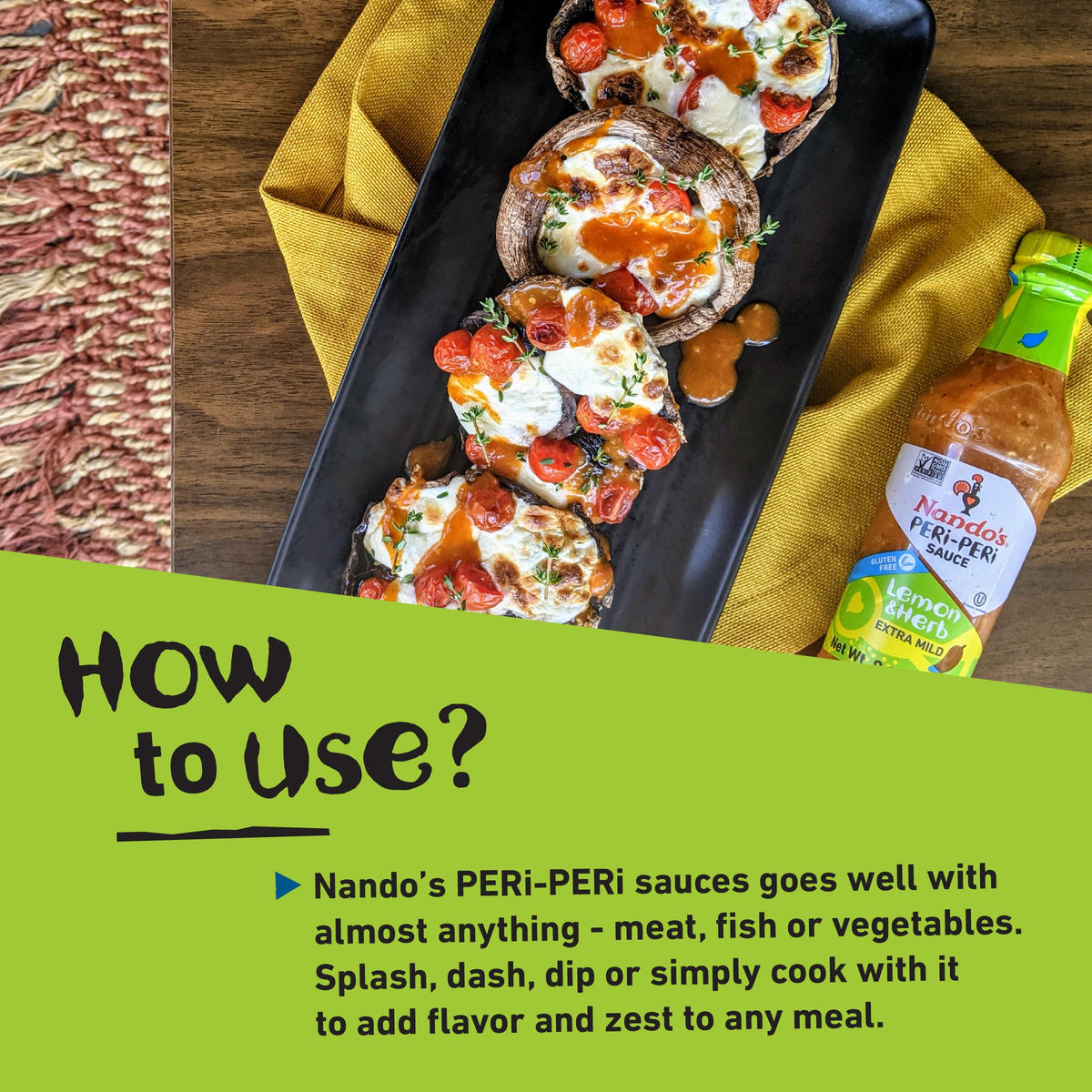 Nando's Peri-Peri Sauce Extra Mild 4-Pack – Lemon & Herb, Gluten Free, Non-GMO
