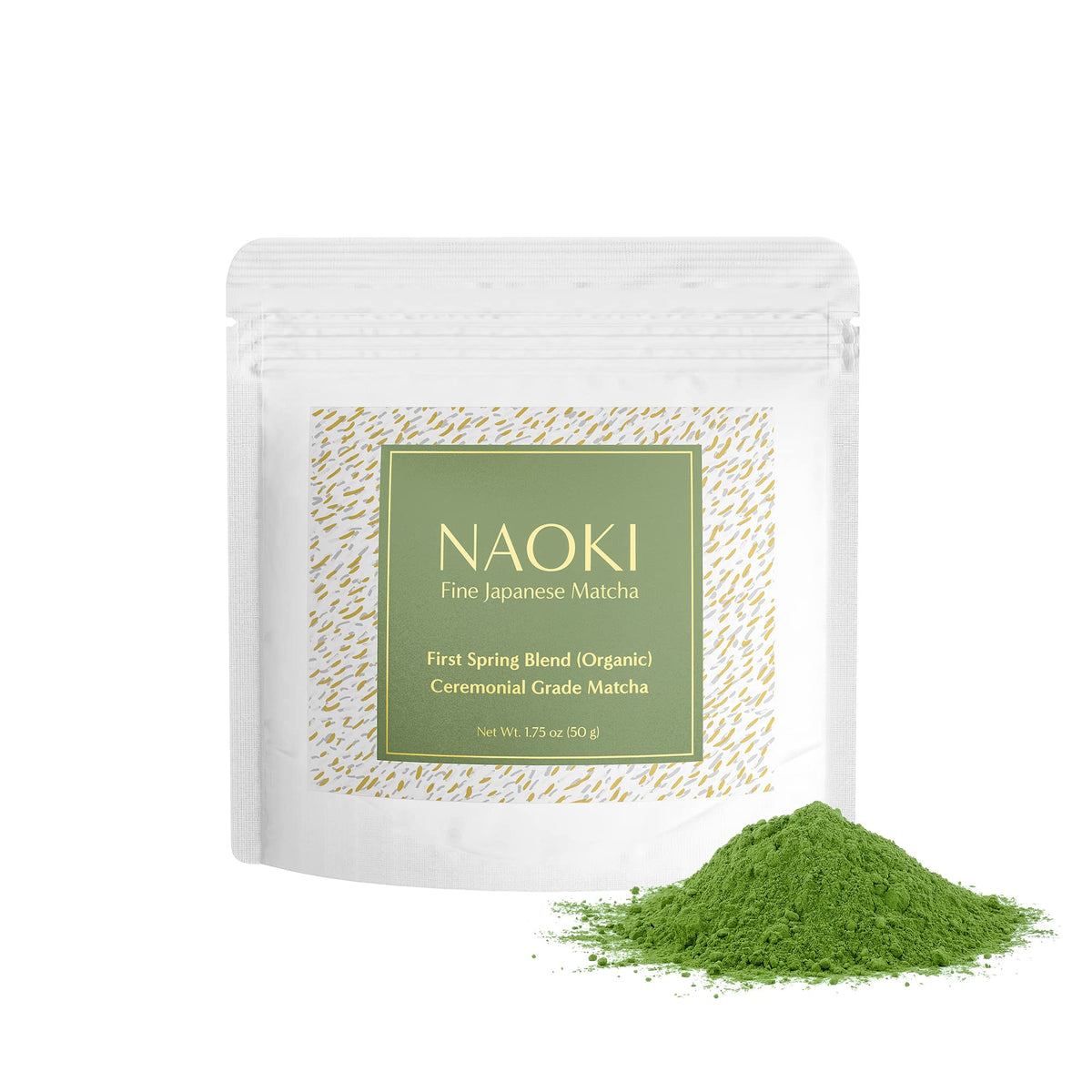 Naoki Matcha Organic Ceremonial First Spring Blend – First Harvest Ceremonial Grade Matcha, Kagoshima, 50g