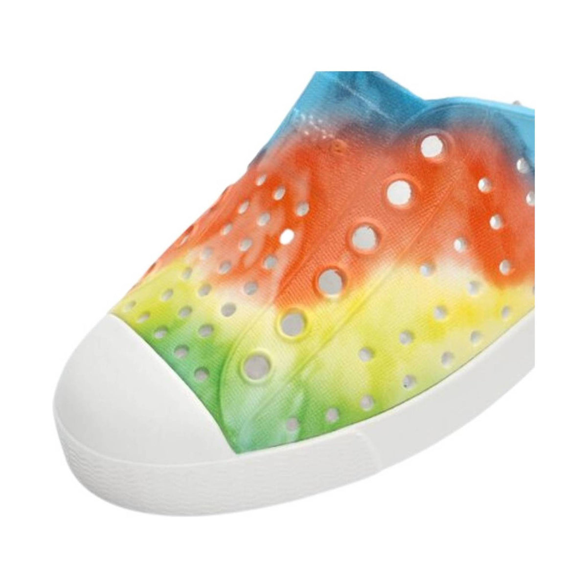 Native Kids' Youth Jefferson Sugarlite Print - Shell White/Rainbow Tie Dye