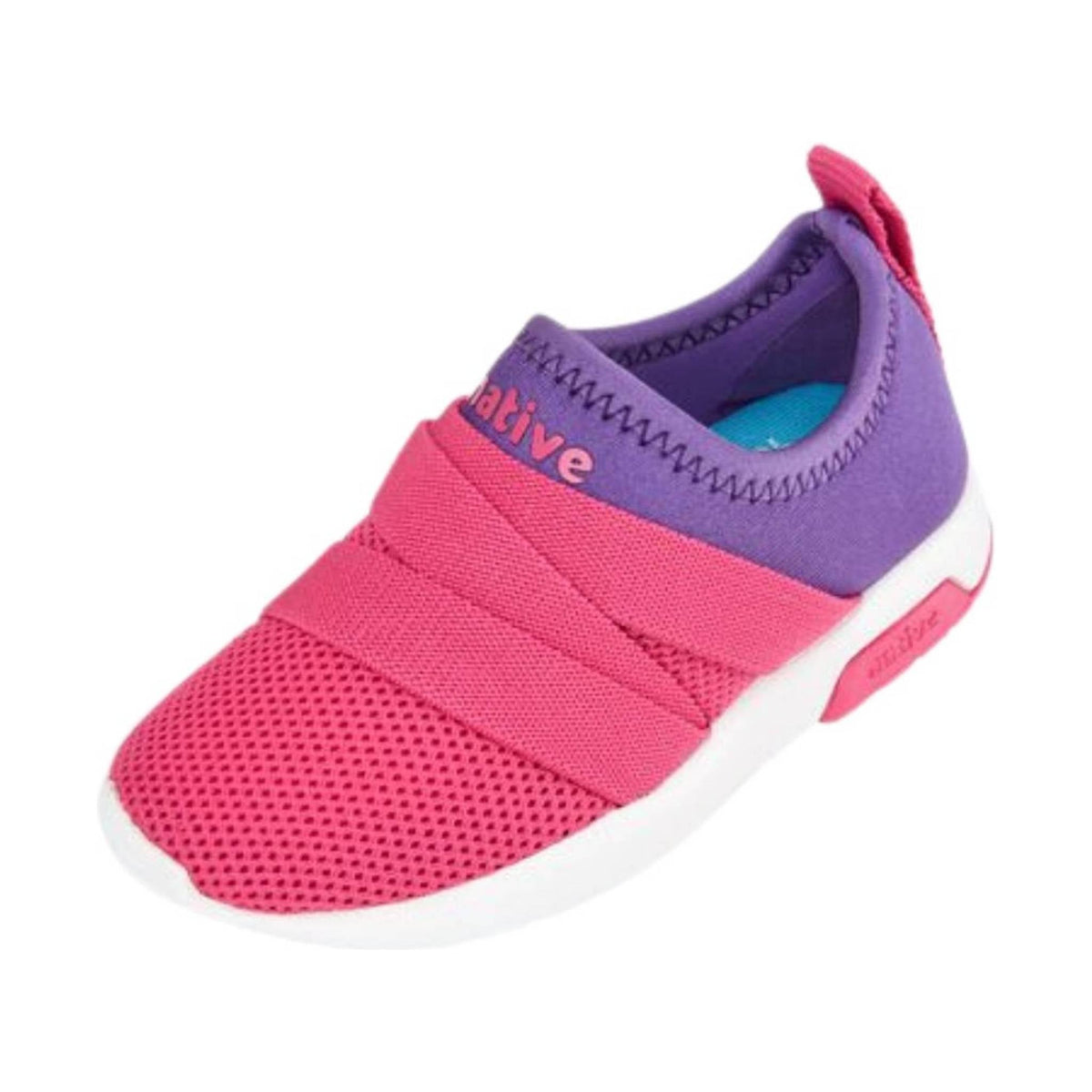 Native Kids' Youth Phoenix - Starfish Purple/Hollywood Pink/ Shell White