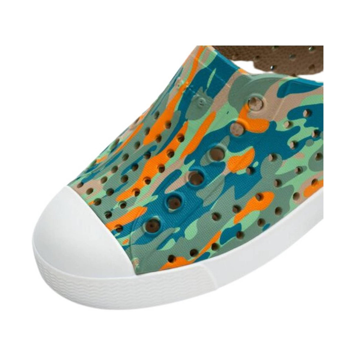 Native Kids' Youth Sugarlite Print - Flax Tan/Shell White/City Eucamo