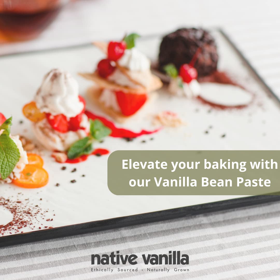 Native Vanilla Vanilla Bean Paste – Pure Organic 2-Pack (4 oz Each)