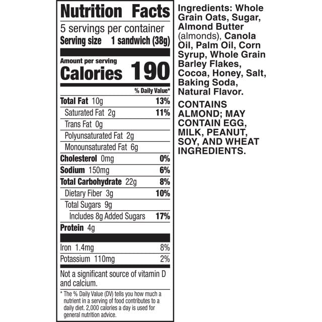 Nature Valley Cocoa Almond Butter Biscuits - Pack of 3 (15 Snacks)