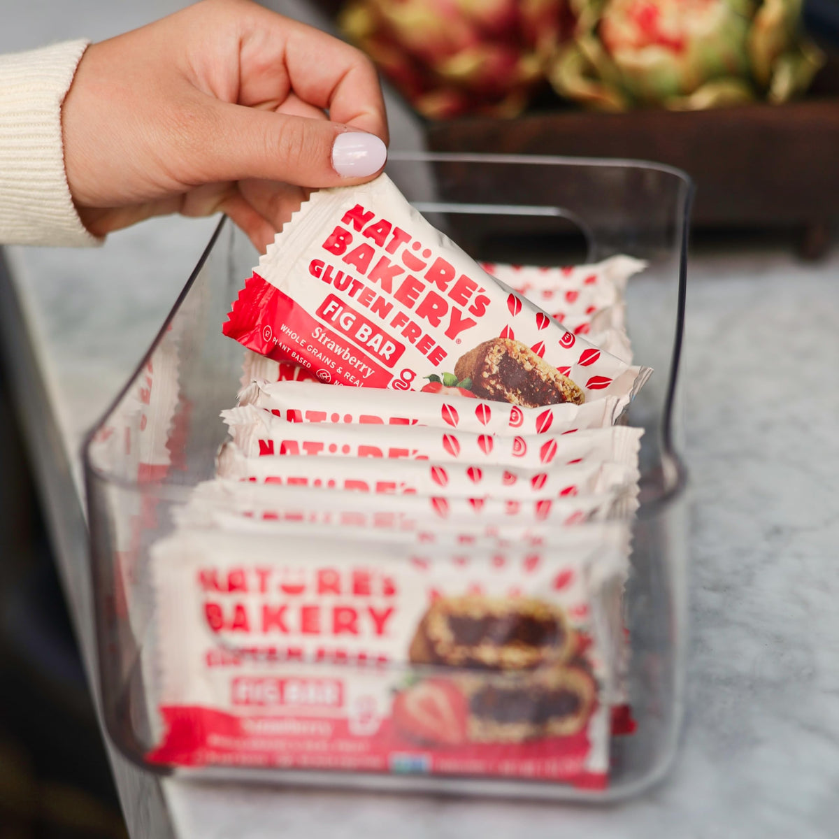 Nature's Bakery Gluten Free Fig Bars – Strawberry, Vegan & Non‑GMO (36 Twin Packs)