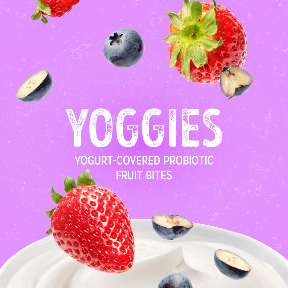 Nature's Garden Probiotic Mixed Berry Yoggies – Yogurt Covered Fruit Snack, 30 x 0.7oz