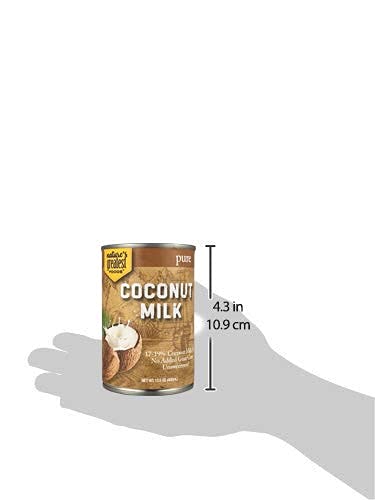 Nature's Greatest Foods Pure Coconut Milk – Unsweetened, No Additives, No Guar Gum, 12-Pack