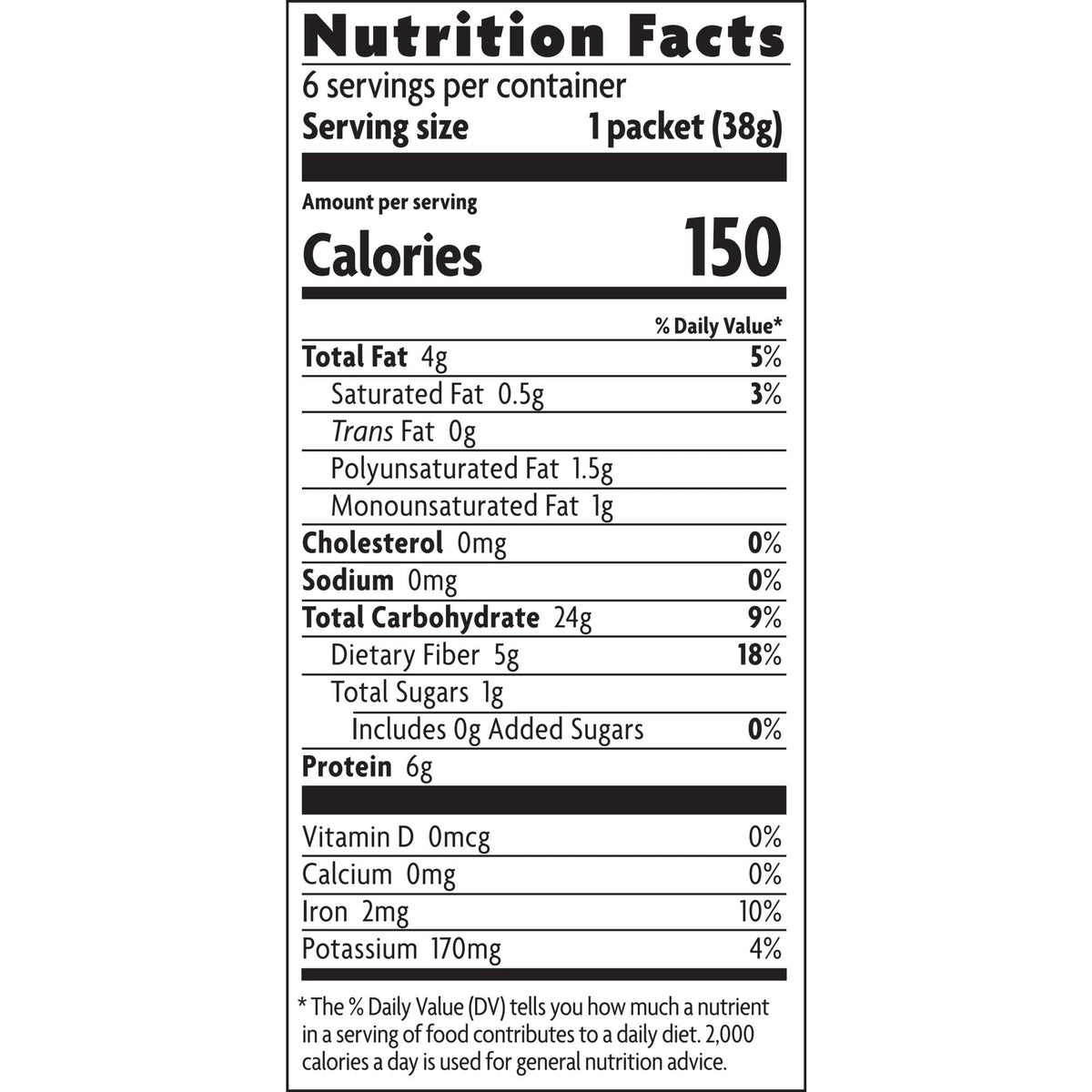 Nature's Path Qi’a Cinnamon Pumpkin Seed Instant Oatmeal – Gluten Free, Non-GMO, 6-Pack