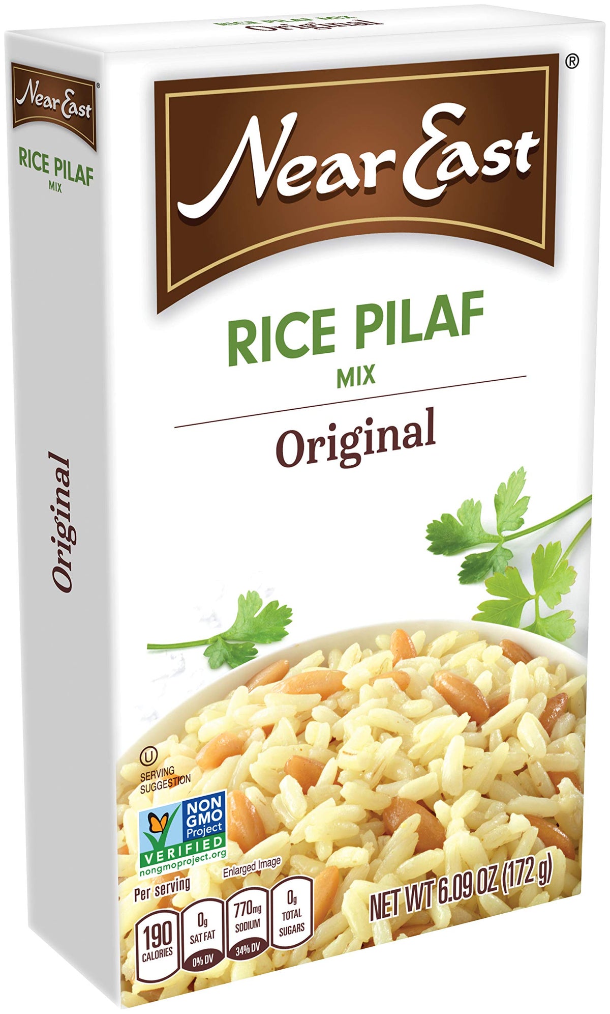 Near East Rice Pilaf Mix, Original – 12-Pack, Quick 5-Minute Side Dish