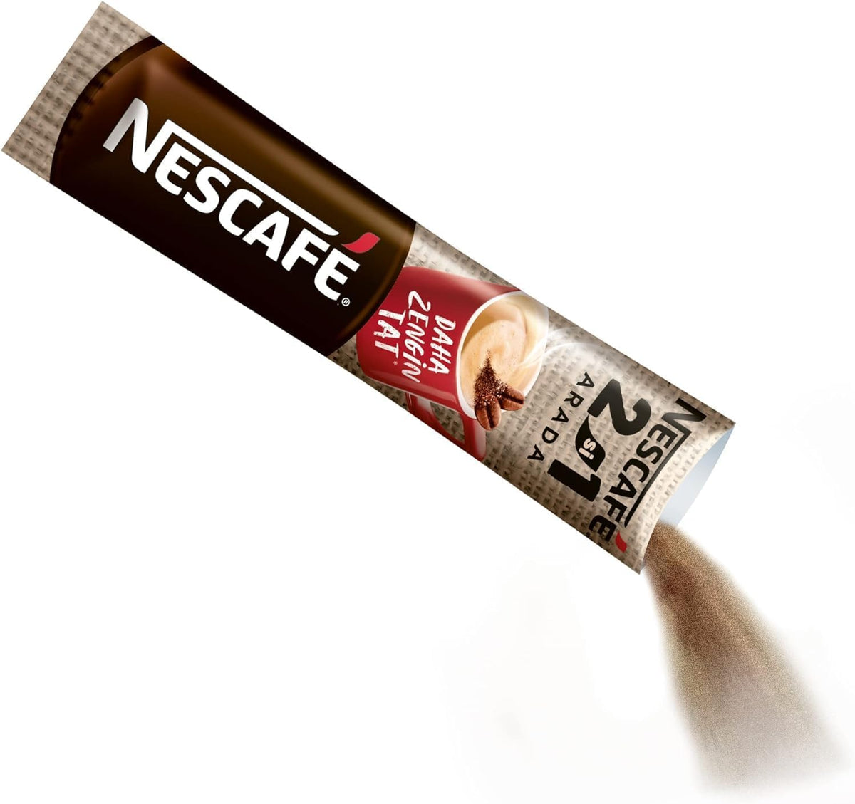 Nescafe 2 in 1 Unsweetened — No Added Sugar — 56 Sticks
