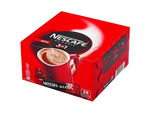 Nescafe Classic 3-in-1 Coffee Sticks | Medium Roast, 28 x 16.5g