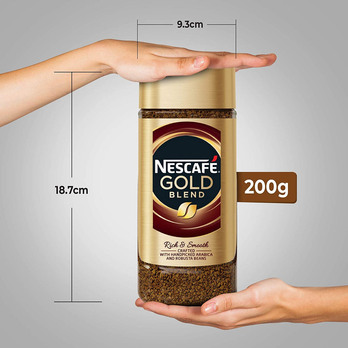 Nescafe Gold 200g Whole Bean – Rich Aroma, Freshly Ground Coffee