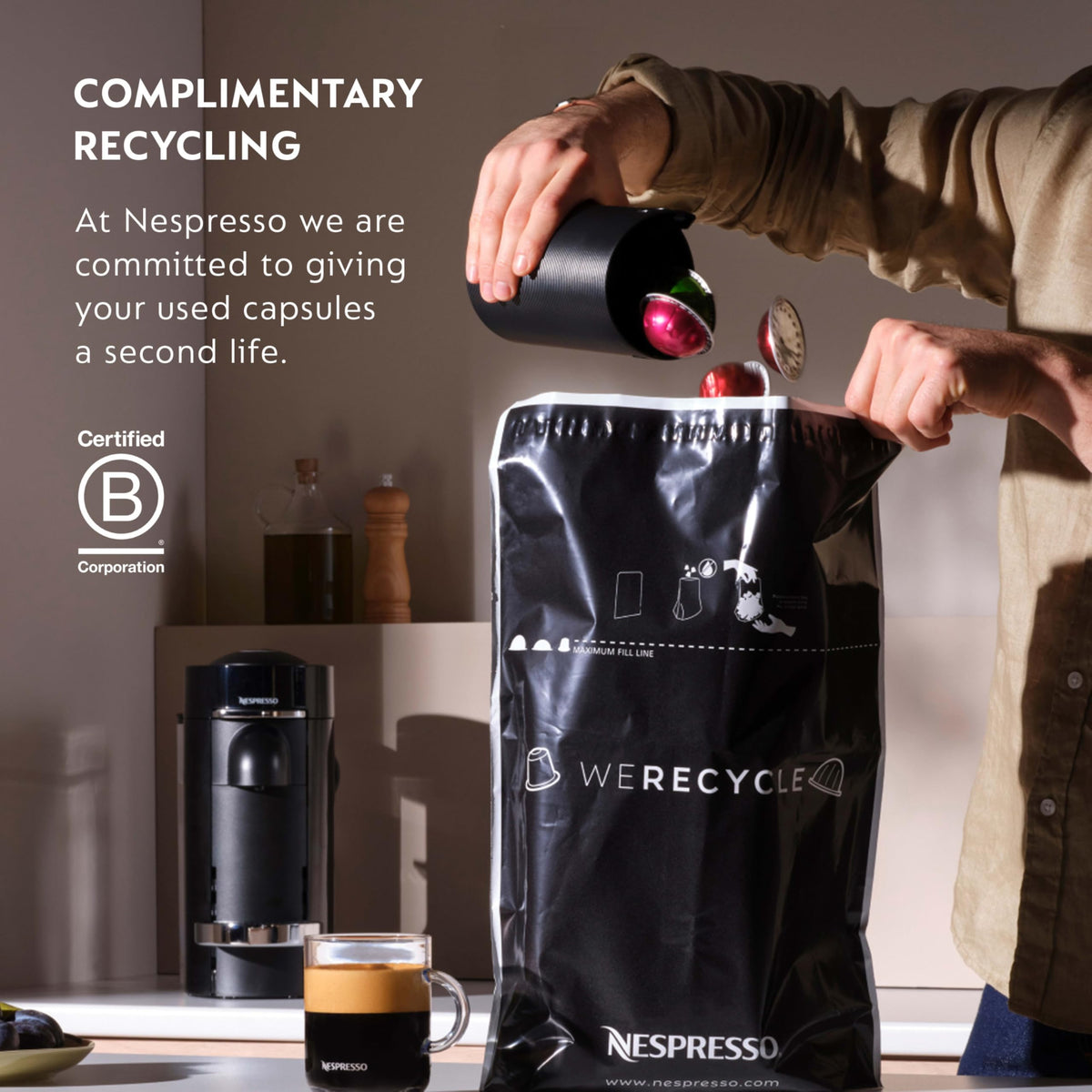 Nespresso Buenos Aires Lungo Original Line Capsules – 50 Count