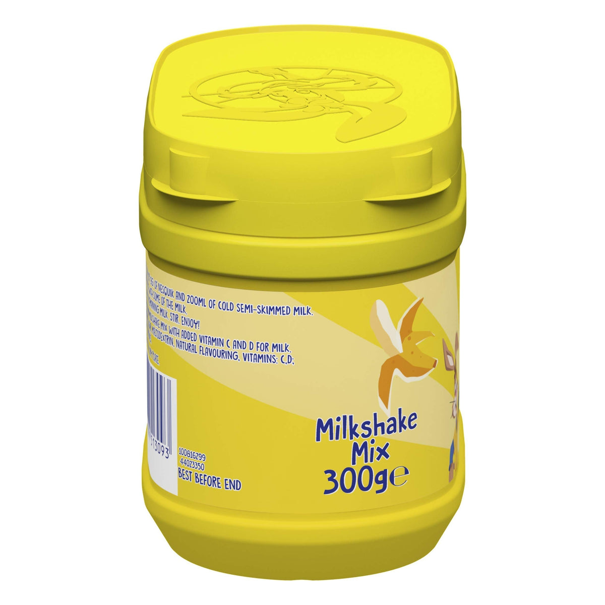 Nesquik Banana Flavour Milkshake Powder 300 g (Pack of 5) | Creamy Banana Shake Mix with Calcium