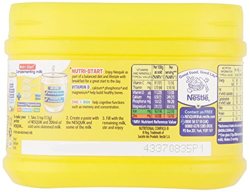 Nesquik Banana Flavour Milkshake Powder 300 g (Pack of 5) | Creamy Banana Shake Mix with Calcium