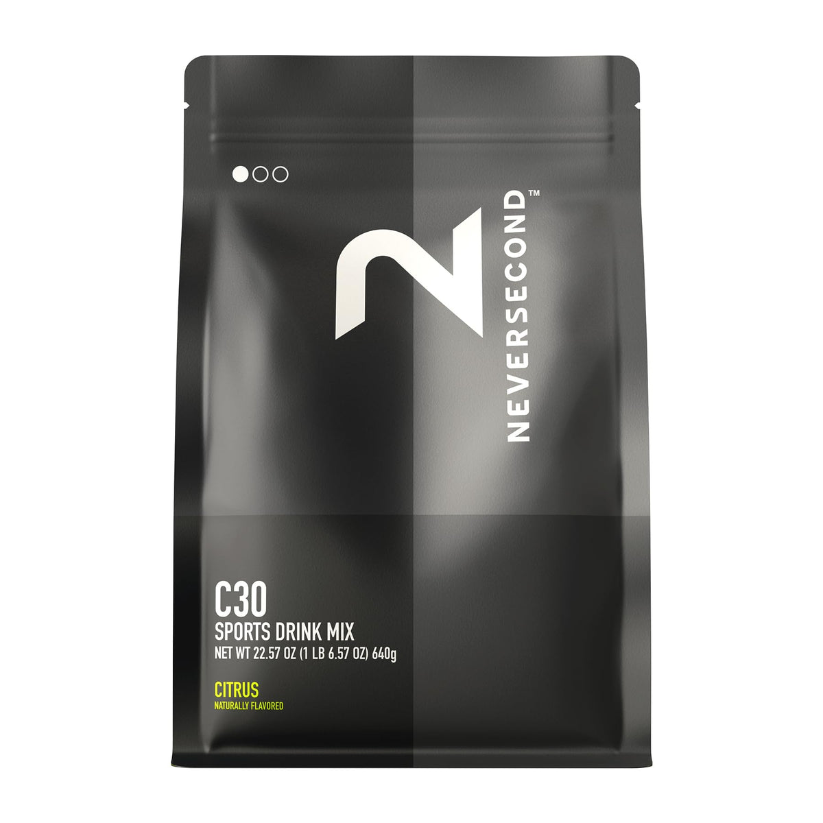 Neversecond C30 Sports Drink – High-Performance Hydration & Carbohydrates for Endurance (Citrus, 640g, 20 Servings)