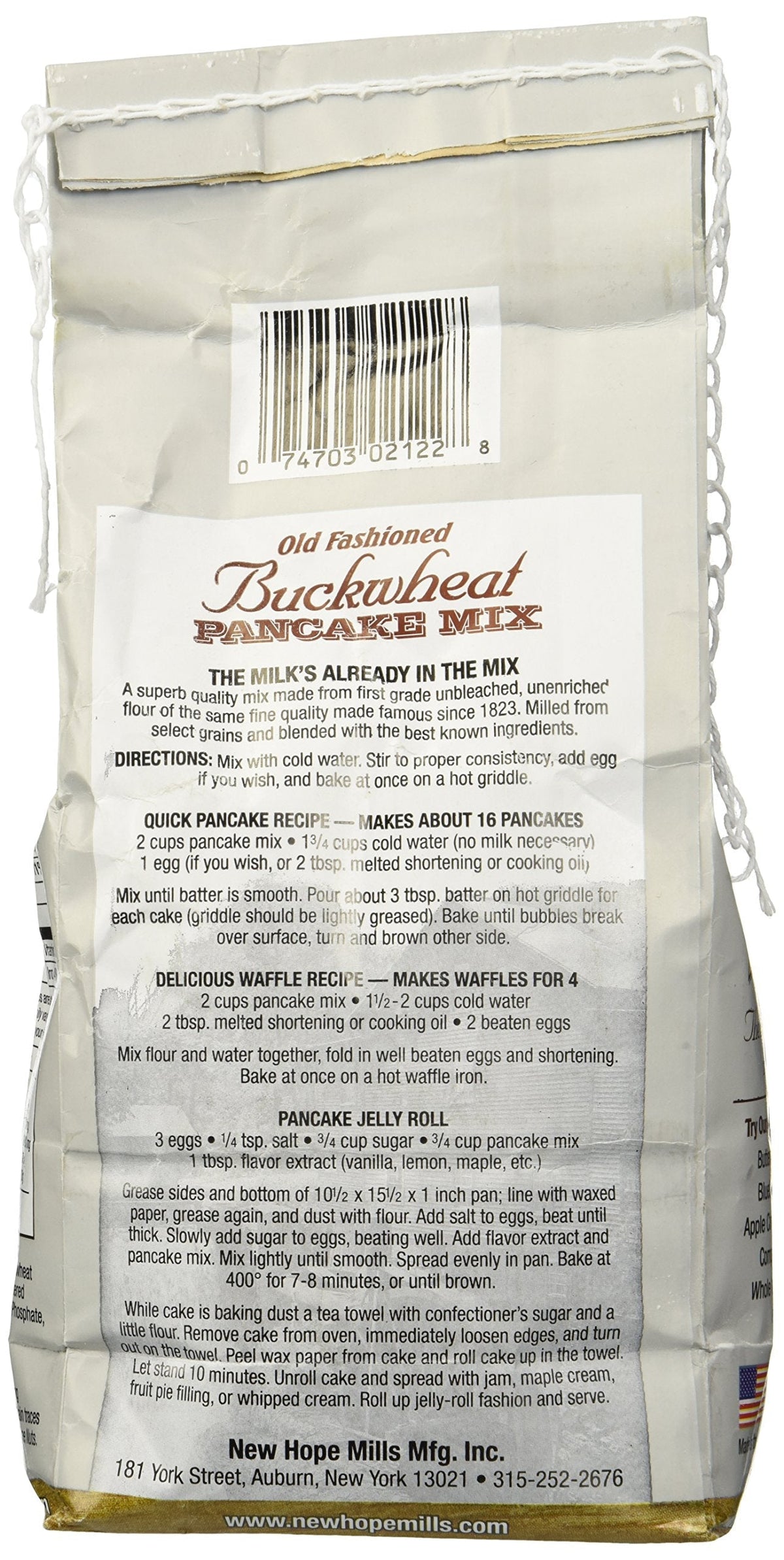 New Hope Mills Old Fashioned Buckwheat Pancake Mix – 2lbs (2)