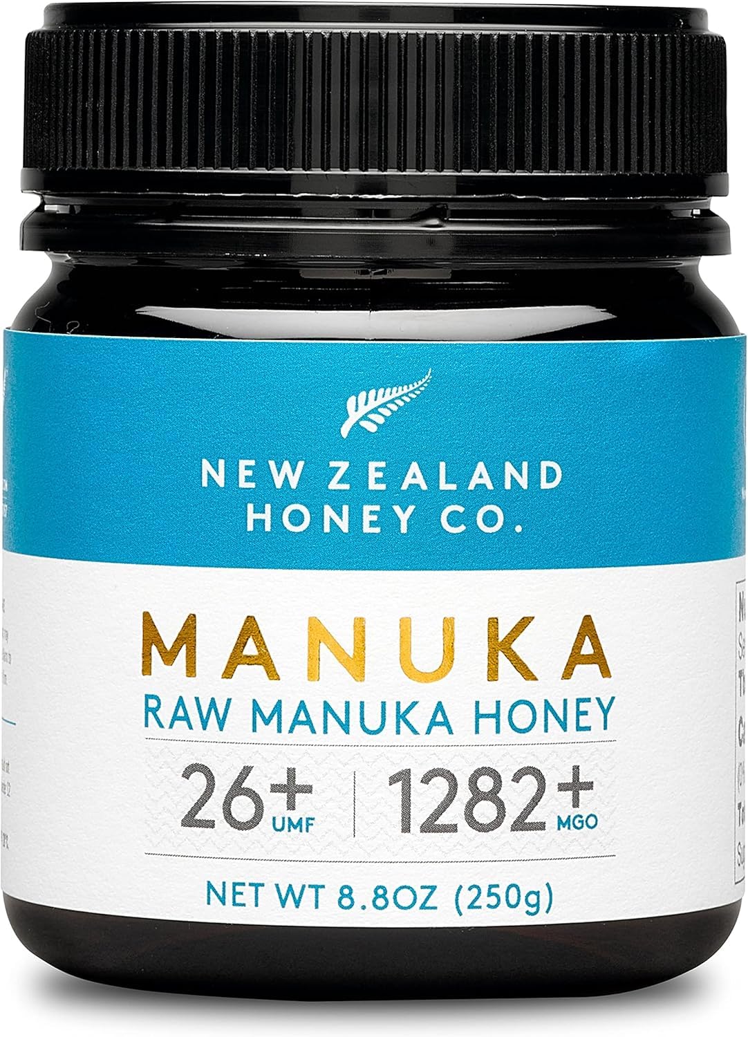 New Zealand Honey Co. Raw Manuka Honey UMF 26+ / MGO 1282+ | 8.8oz | Traceable Hive to Home