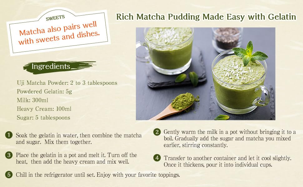 NICHIGA Japanese Matcha Powder – Uji Matcha from Kyoto, Stone-Ground, Premium Culinary Grade for Latte, Smoothies & Baking