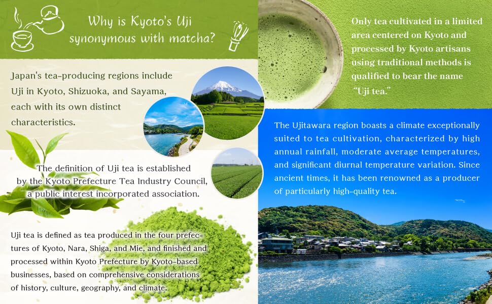 NICHIGA Japanese Matcha Powder – Uji Matcha from Kyoto, Stone-Ground, Premium Culinary Grade for Latte, Smoothies & Baking