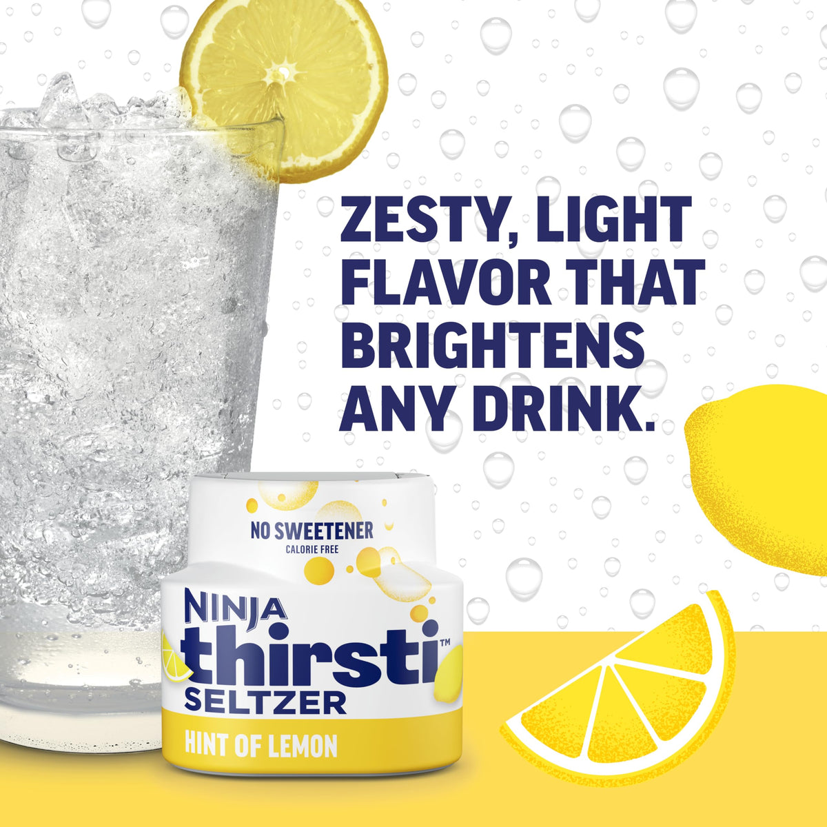Ninja Thirsti Flavored Water Drops – Berry Lemon Variety Pack | Zero Calories, Zero Sugar, Makes 17-20 12oz Drinks | 3 Pack